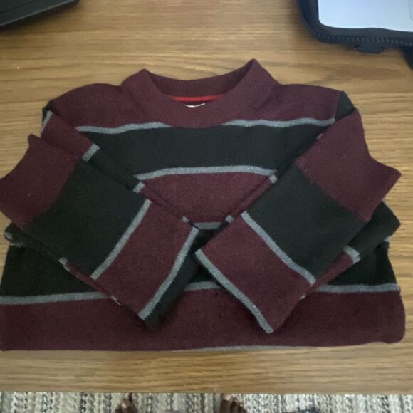 FAZE 1| SIZE 6 BOYS SWEATER |PULLOVER KNITS CHRISMAST TRIPED - Picture 3 of 10